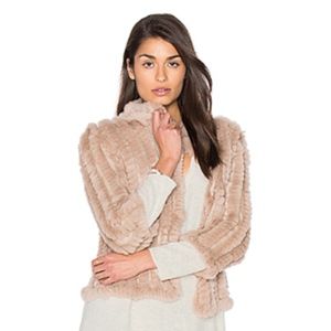 Heartloom Rosa Rabbit Fur Jacket